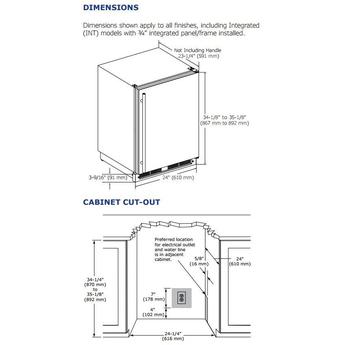 U-Line UCLR1215S00B 1000 Series 15 Inch Freestanding and Built-In Ice Maker — thumbnail 3